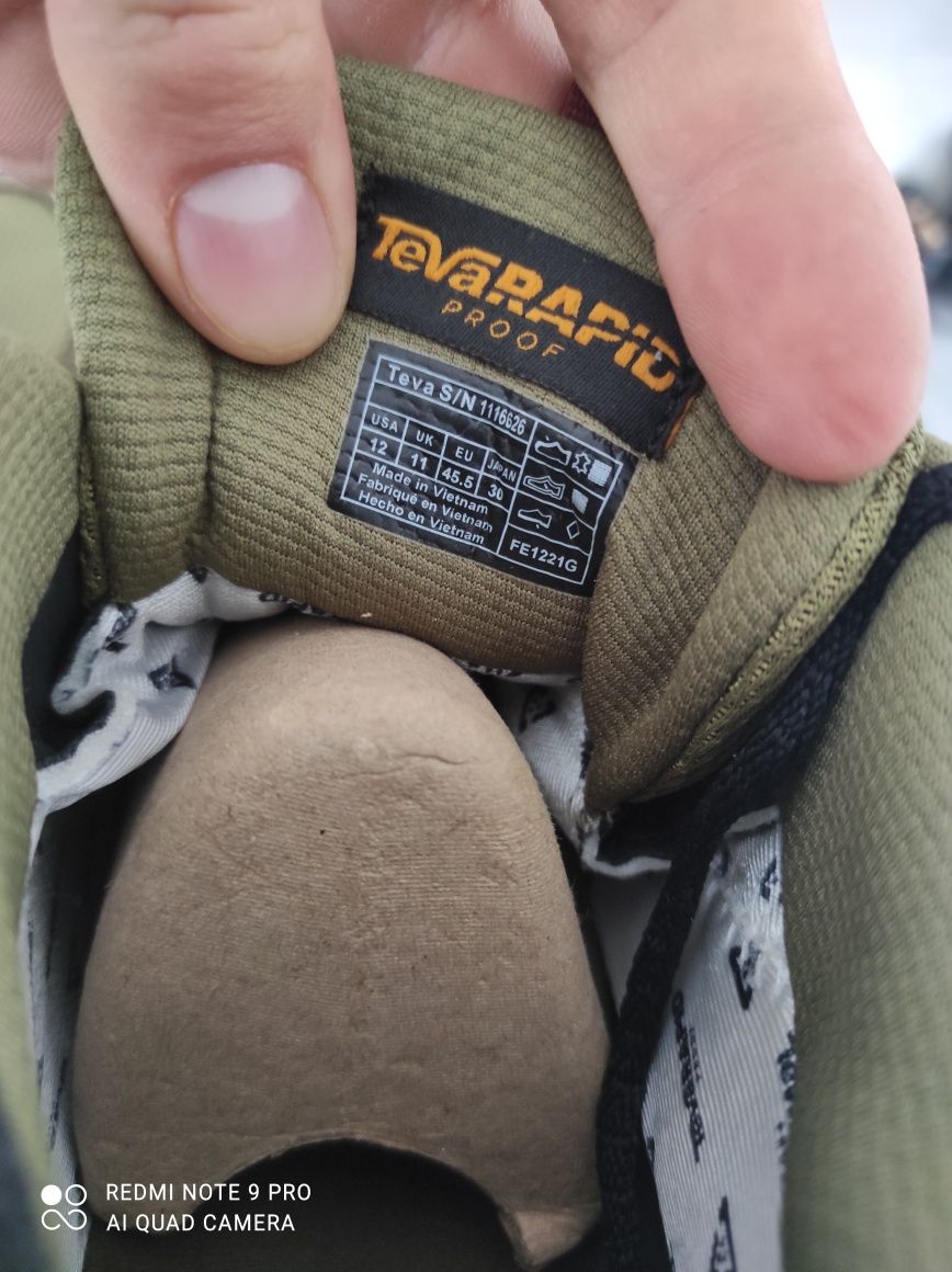 ОРИГІНАЛ 100% Кросівки Черевики Teva Ridgeview Mid Dark Olive