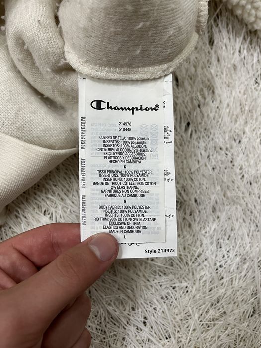 Оригинал мужская кофта худи толстовка champion sherpa шерпа шиншилла