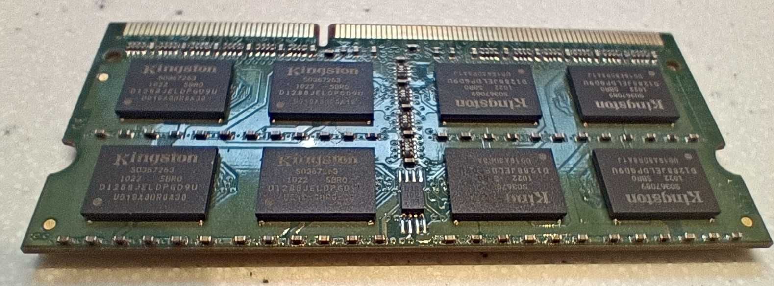 Kingston pamięć RAM 2 GB DDR3. Do laptopów.