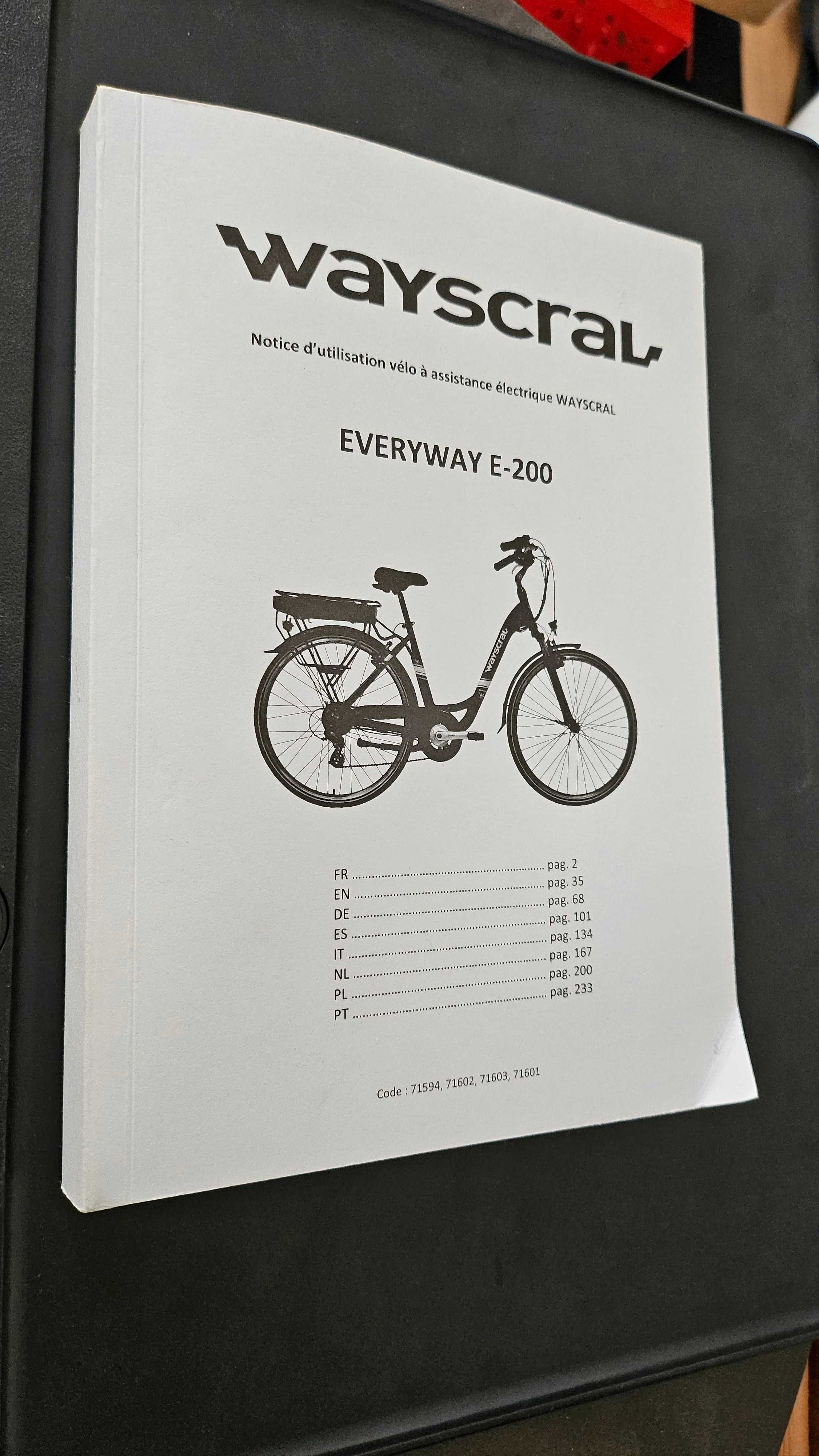 Bicicleta eletrica Wayscral Everyway e200