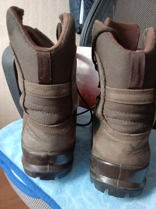 Берцы из натуральной кожи