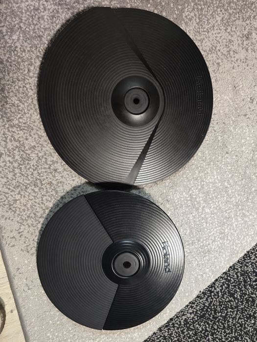Roland Cy8 + Roland Cy5 - zestaw talerzy, hi-hat crash
