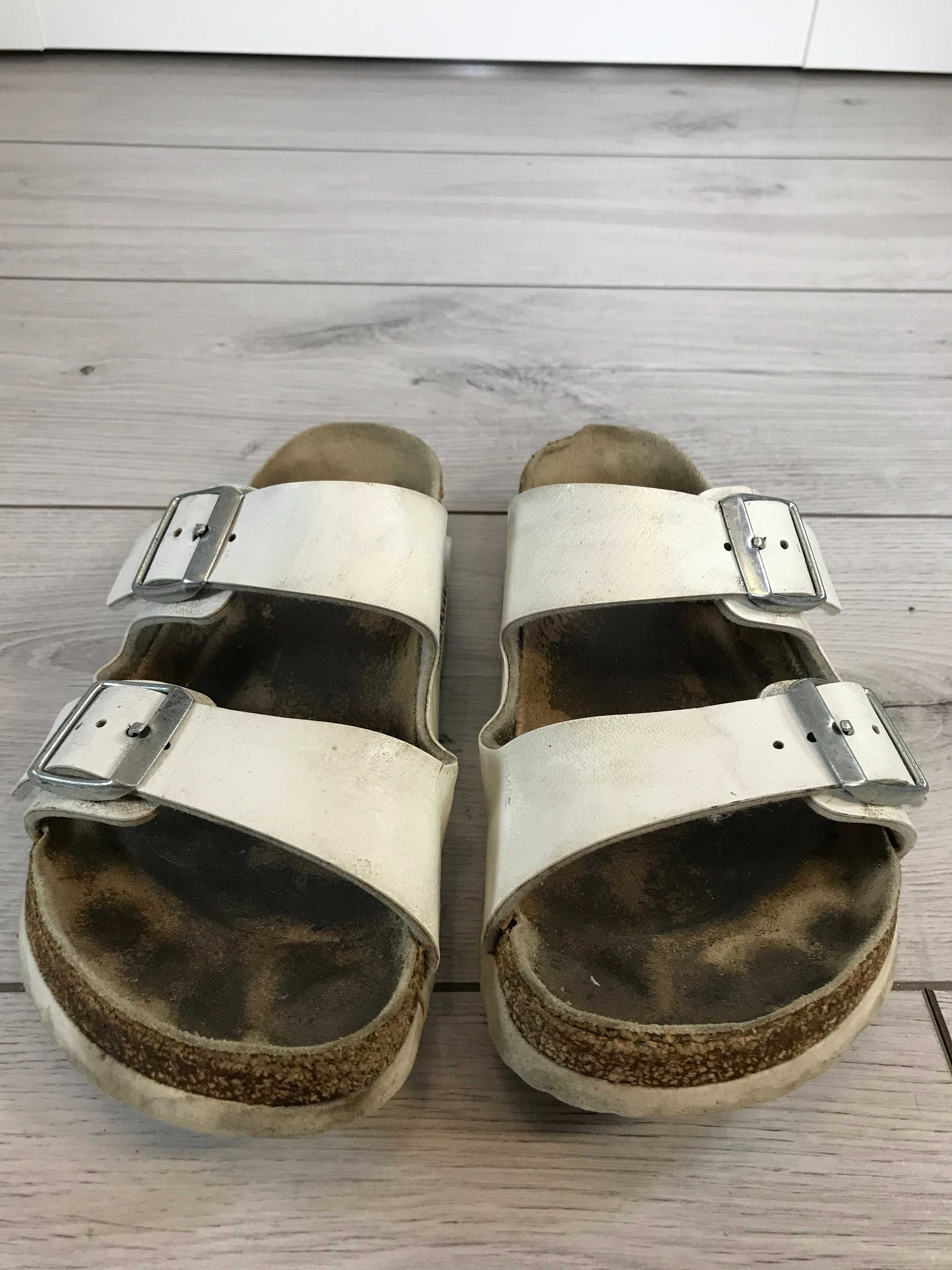 Skórzane klapki Birkenstock Arizona rozm. 37