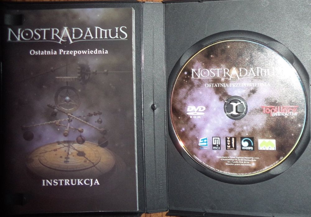 Gra Nostradamus ostatnia przepowiednia, FOLIA, PC DVD BOX, TopWare