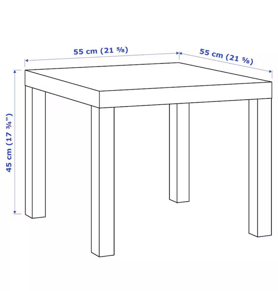 Mesa de apoio Ikea Modelo Lack