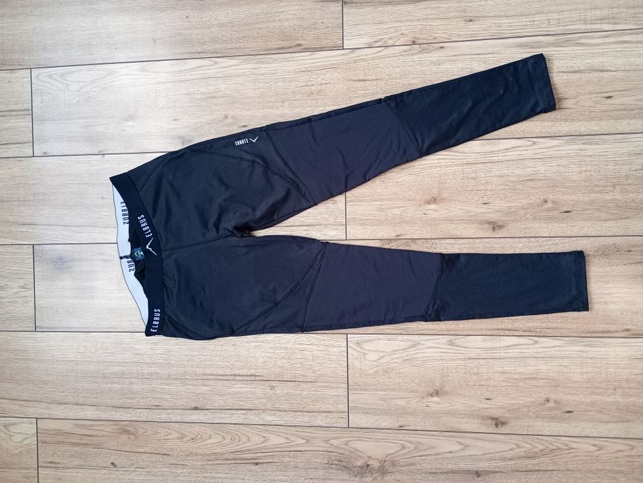 Elbrus damskie getry legginsy termiczne ocieplane S trekkingowe