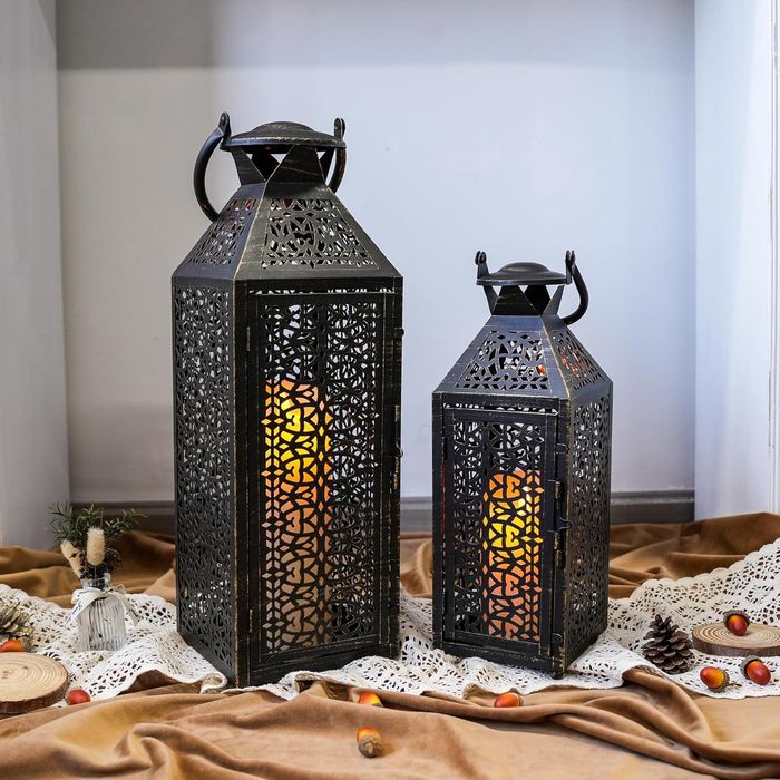 JHY DESIGN Zestaw dekoracyjnych latarni na świecę
