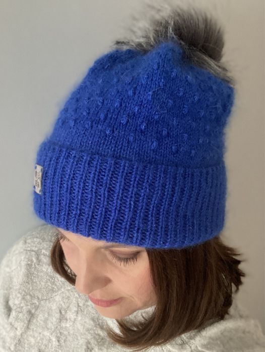 NOWA ciepła habrowa czapka na zimę