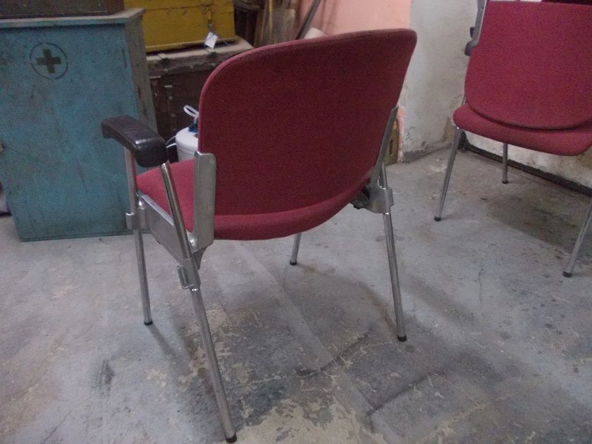 Krzesła chromowane 3 szt.