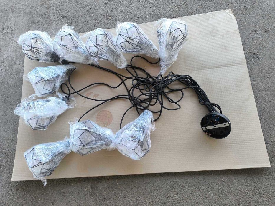 Люстра павук на десять плафонів MSK Electric Milan NL 538-10