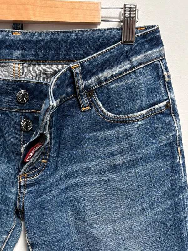 Męskie spodnie jeansowe DsQuared2 slim fit EU42