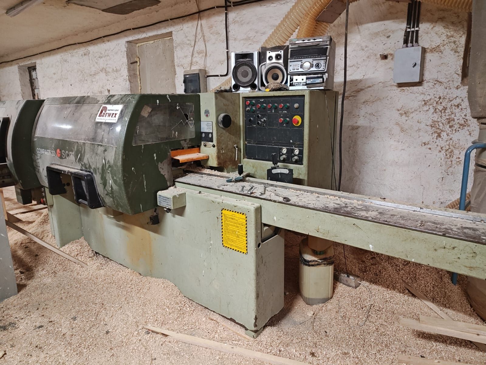 Strugarka scm 23 compact 5 glowicowa czterostronna