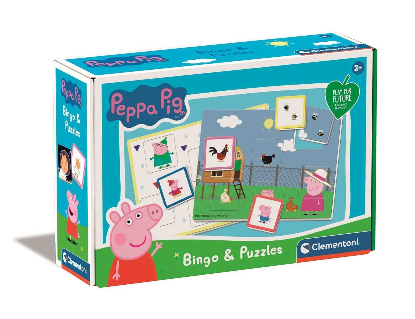 Gra edukacyjna Bingo Świnki Peppy Świnka Peppa
