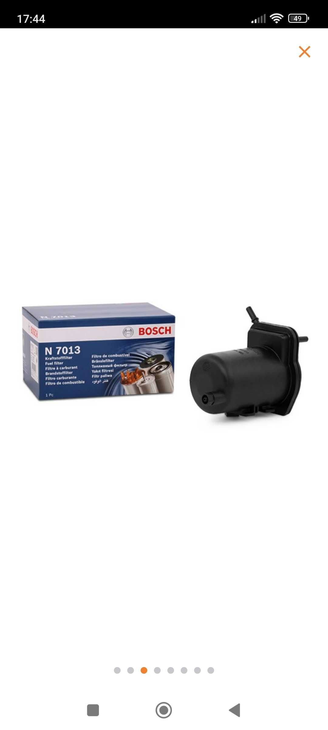 Filtro combustível diesel Renault Clio. 2 Bosch
