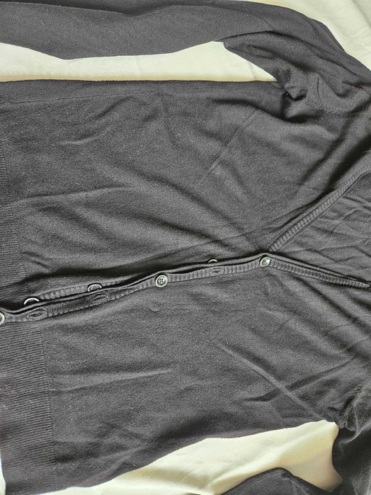 ZARA cienki czarny kardigan M