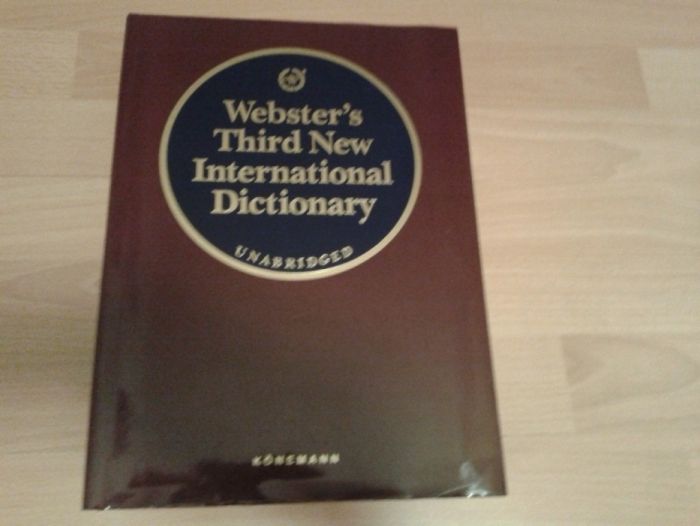 Słownik angielski Webster's Third New International Dict