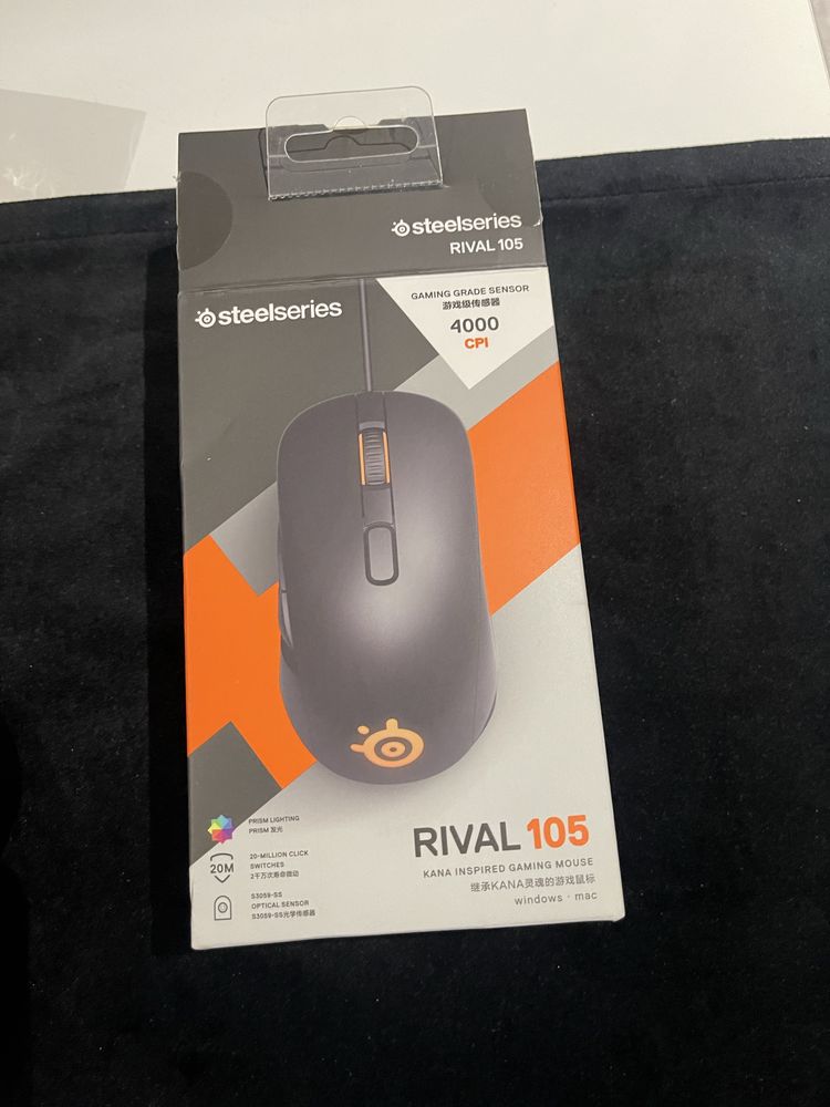 Myszka steelseries przewodowa gamingowa Rival 105