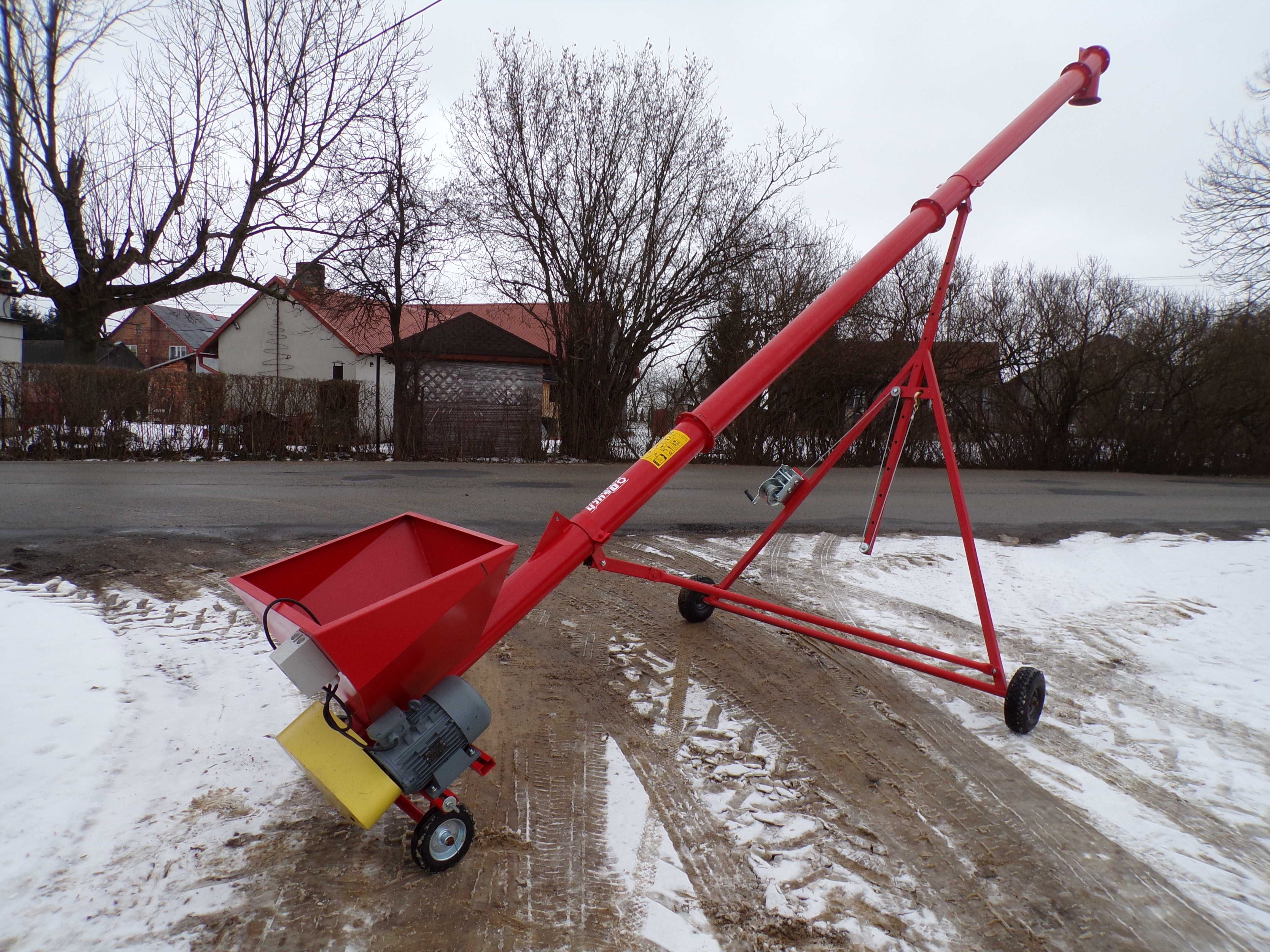 żmijka do zboża/ podajnik przenośnik/ ssący/ tłoczący/ wózek/ 2-12m