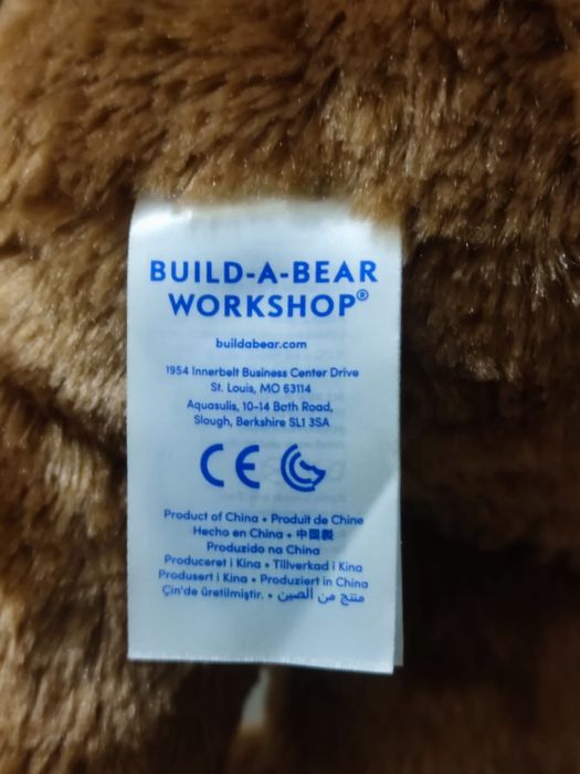 Pluszowa zabawka zwierzątko niedźwiedź niedźwiadek miś bear build a be