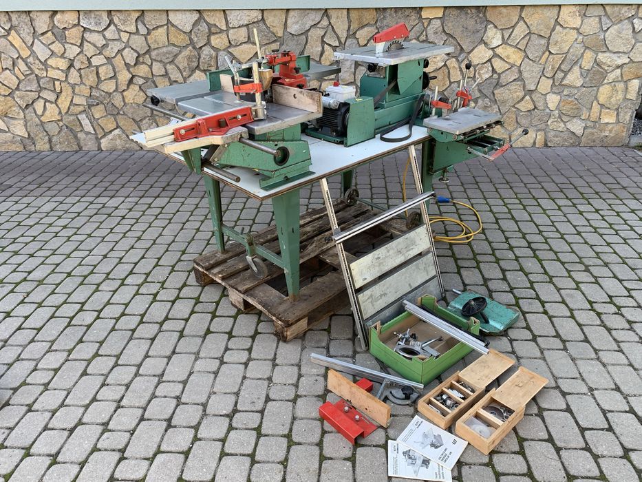 Maszyna wieloczynnosciwa do drewna HITACHI U-210 grubosciowka frezark