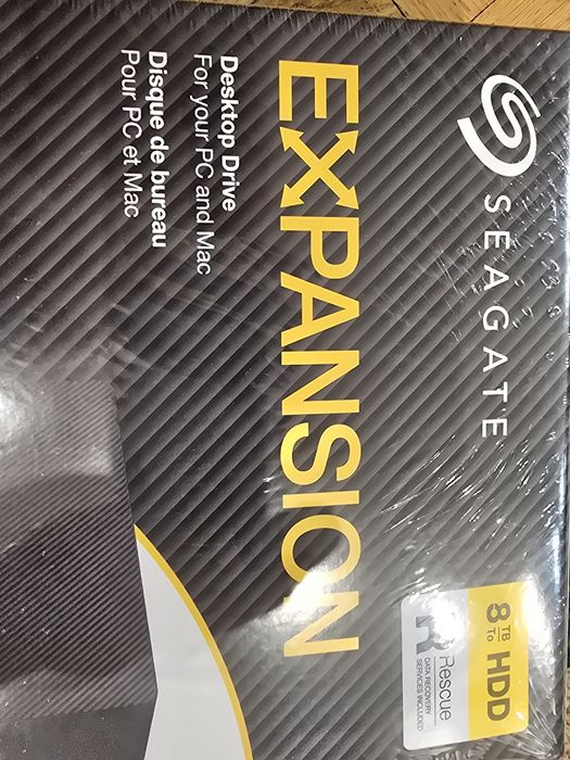 Seagate Expansion Desktop 8TB USB 3.2 Gen. 1 Czarny
