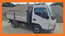 Piasek, żwir, tłuczeń, frez asfaltowy,  czarnoziem, beton - transport