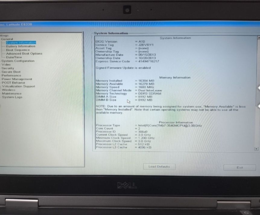 Ноутбук DELL Latitude E6330 (13.3"/Core i7/16 Gb DDR3)