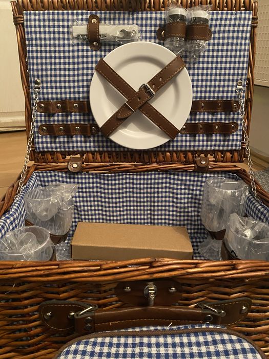 Kosz piknikowy wiklinowy