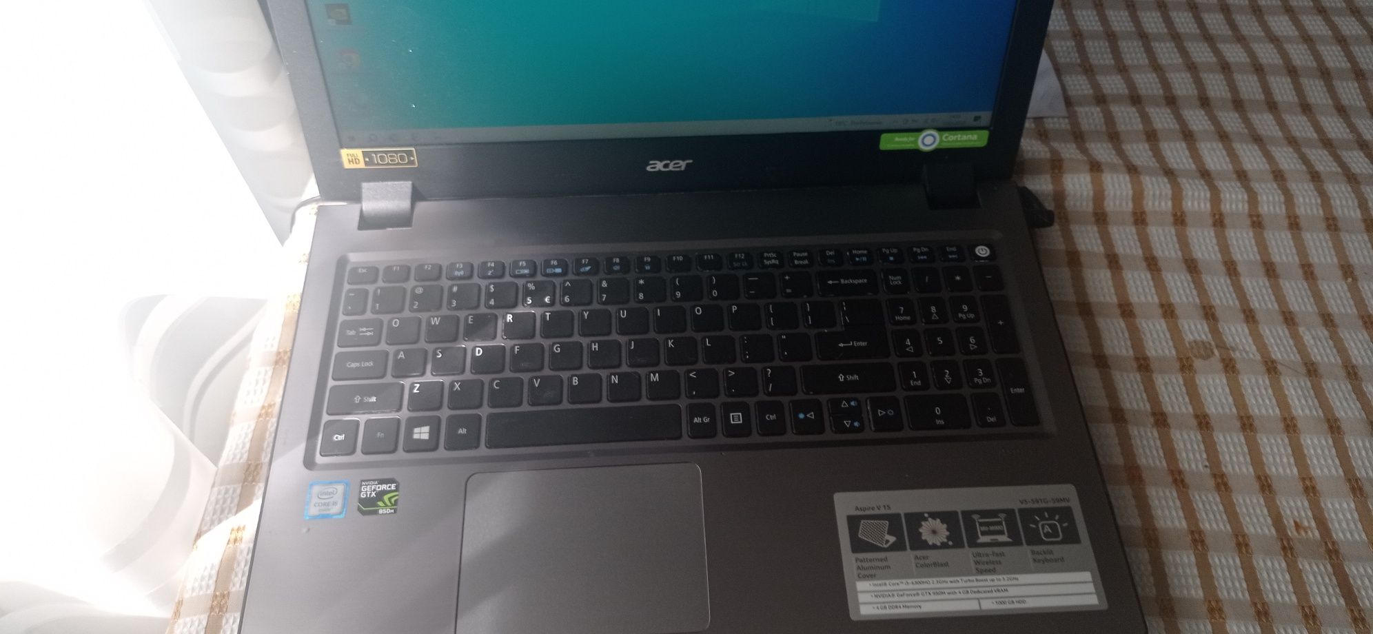 Acer aspire V5 591g swap