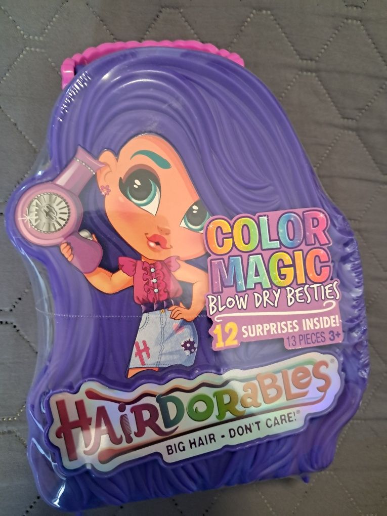 Коллекционная кукла -лялькаHairdorables Color
Magic Blow Dry Besties S