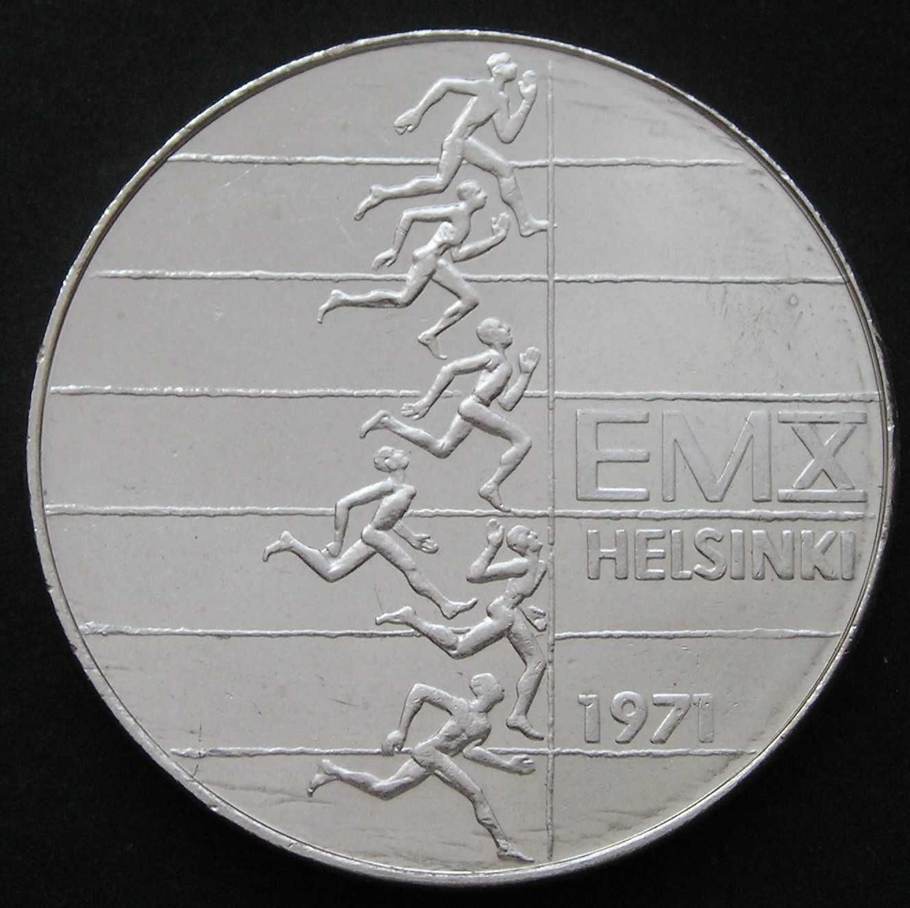 Finlandia 10 markkaa marek 1971 - ME LA - srebro - stan 2