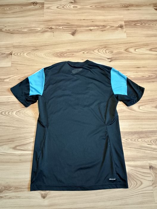 Czarna Koszulka Sportowa Rugby Adidas All Blacks Nowa Zelandia 2013
