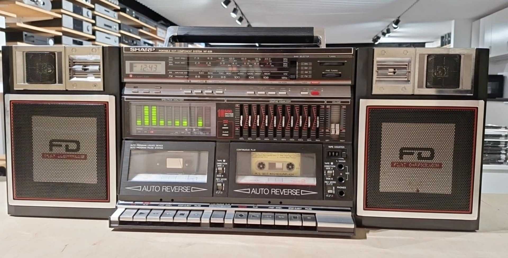 Radiomagnetofon SHARP WF-939 można dołożyć bluetooth