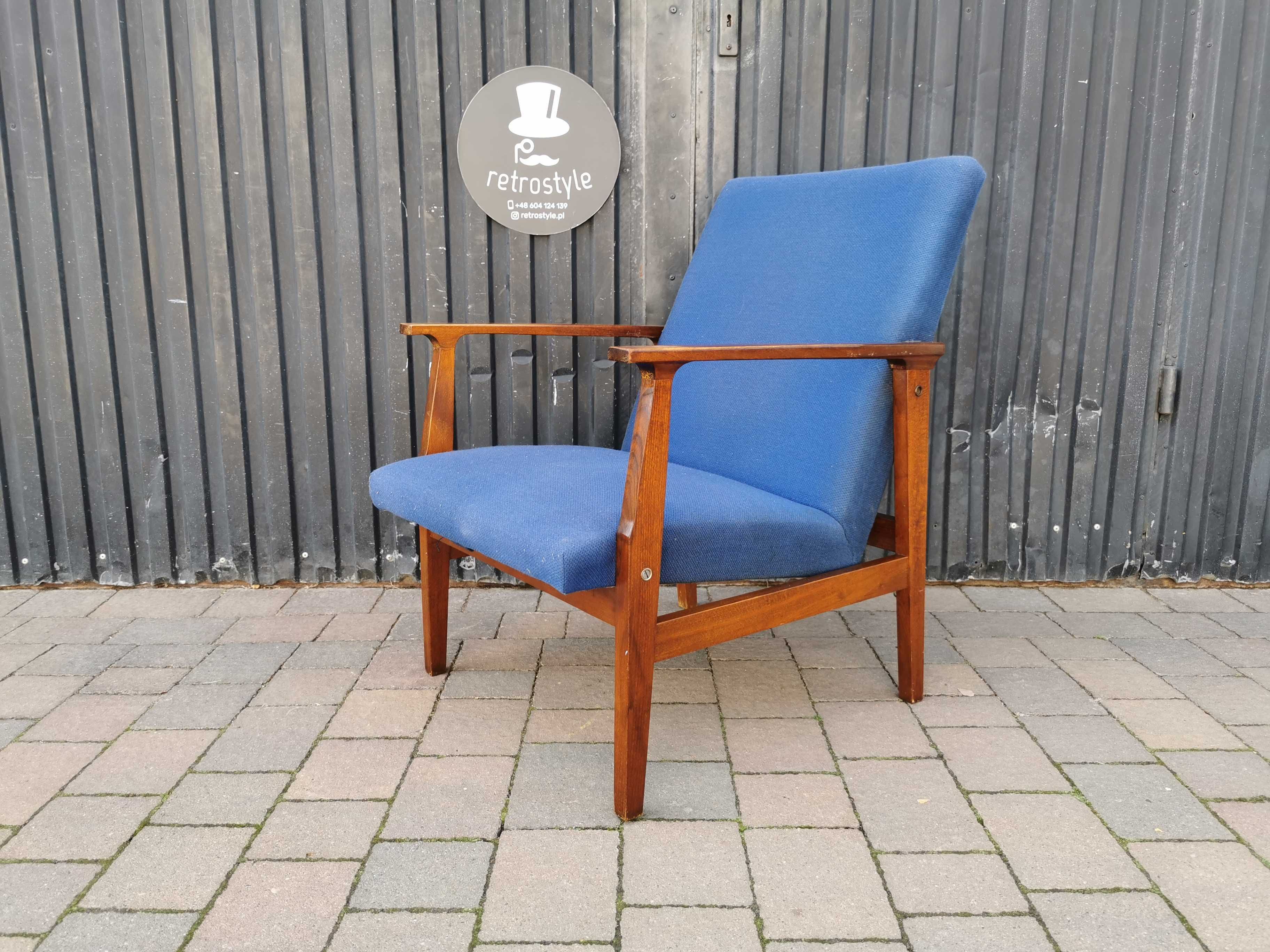 Fotel BW-14 typ. 0/300-19/9, PRL design '70, Vintage, RETRO