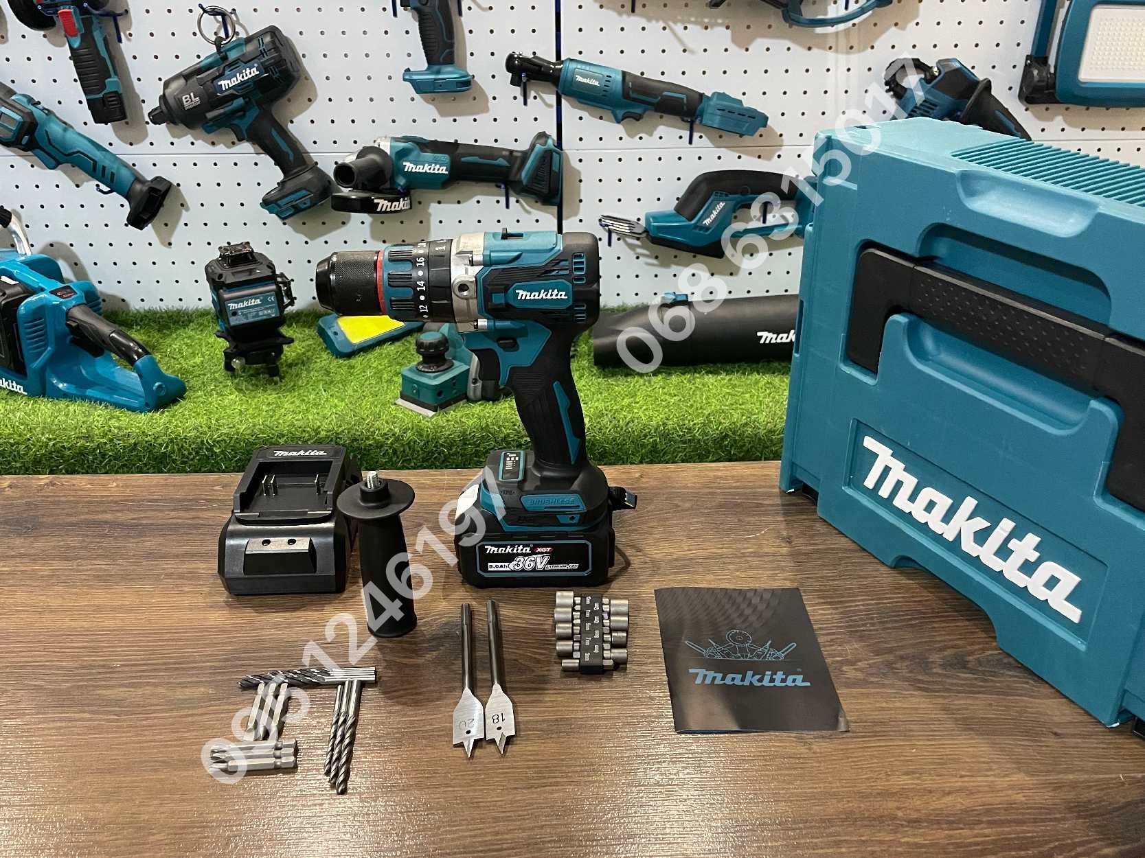 Ударный Шуруповерт акумуляторный Makita DHP485 36V шурупокрут макіта