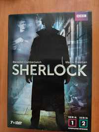 SHERLOCK Benedict Cumberbatch serial dwie serie DVD 7 płyt