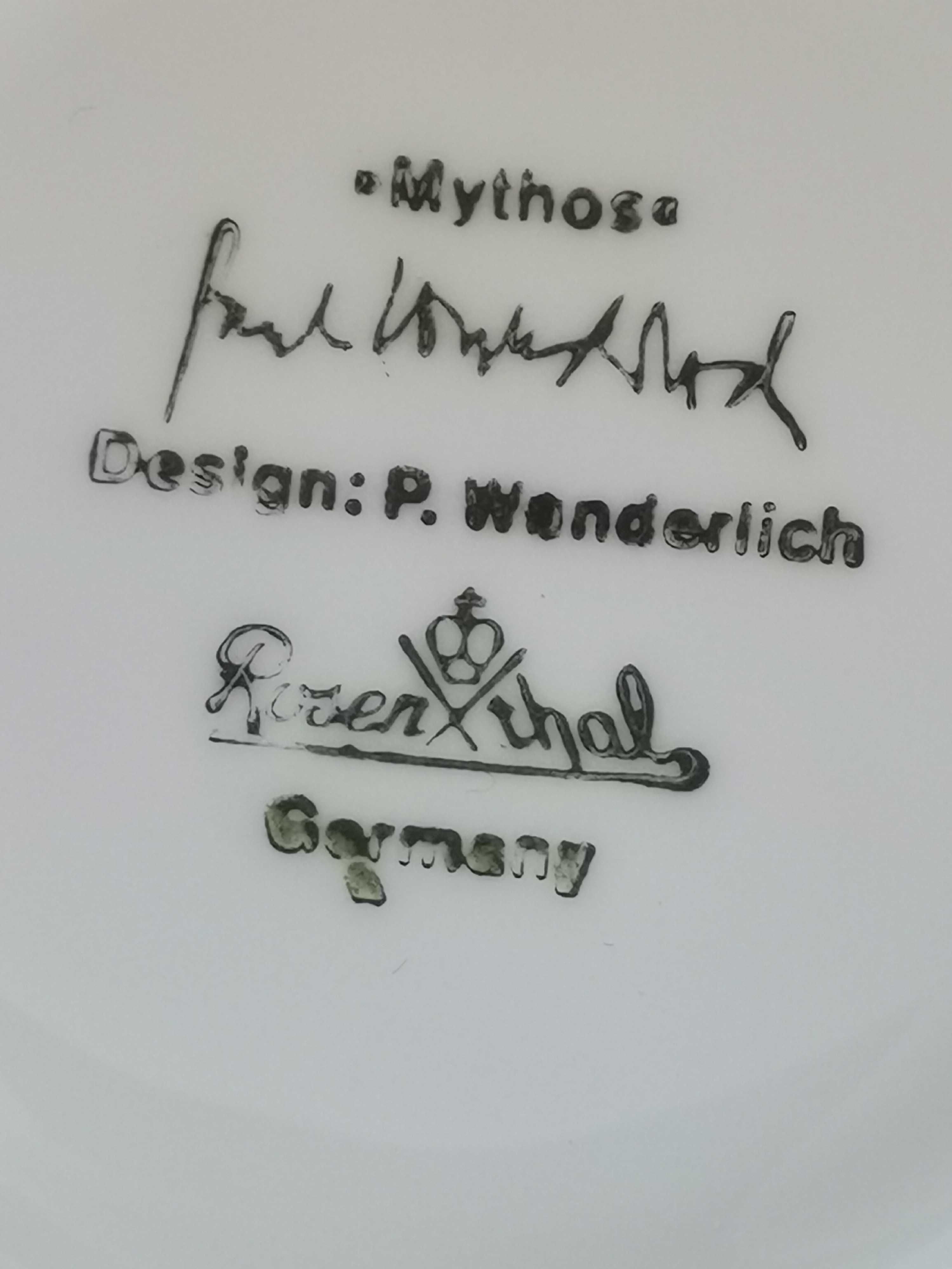 Rosenthal Mythos Paul Wunderlich spodki /talerzyki
