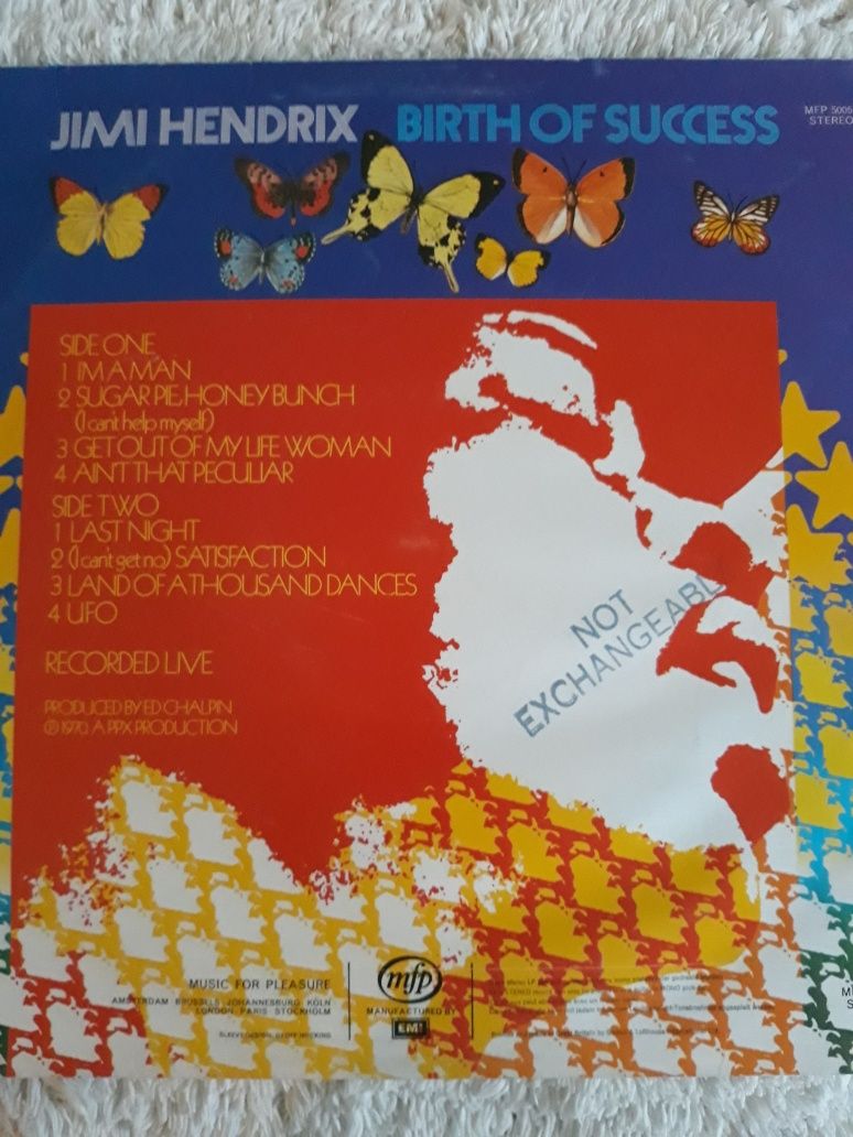 Jimi Hendrix - Birth of Success. 1970. Kolekcja własna.