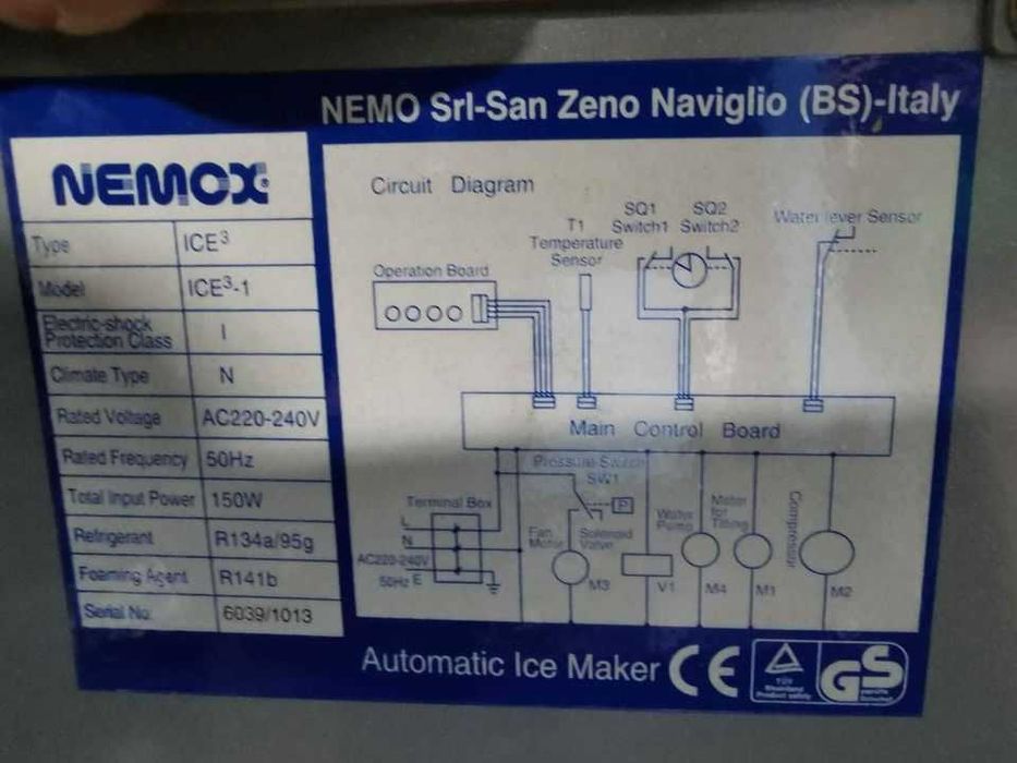 MAQUINA DE FAZER GELO