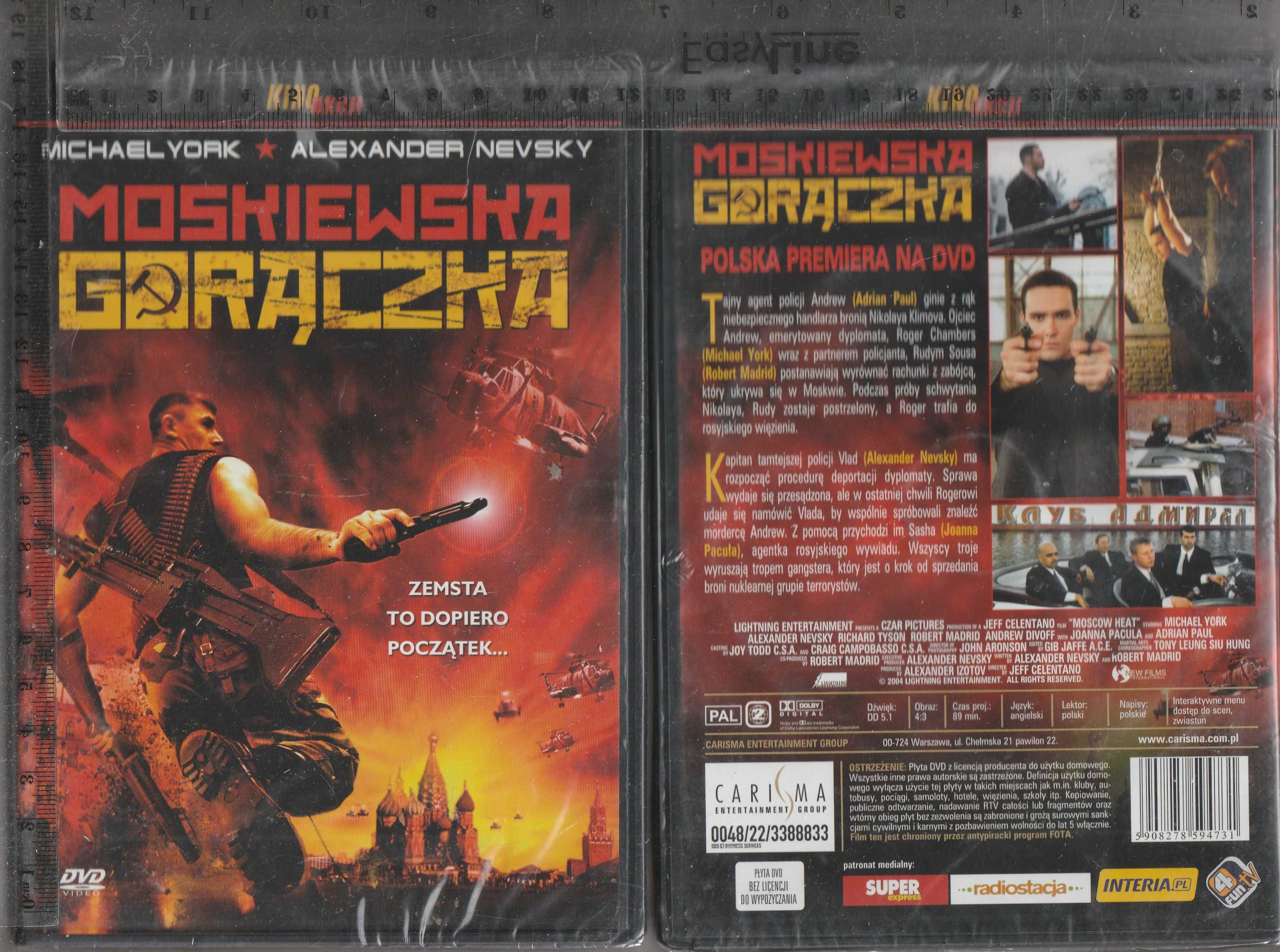 Moskiewska gorączka Michael York Alexander Nevsky DVD