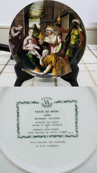 Pratos Vista Alegre - Coleção Festa de Natal