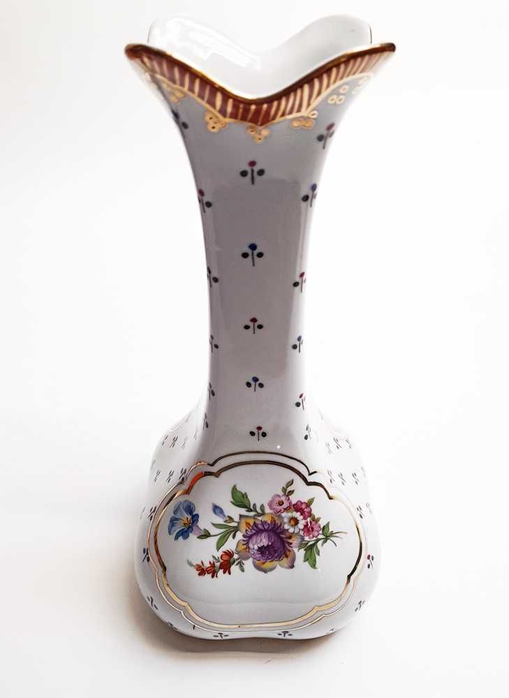 Jarra Porcelana Vintage Pintada à mão Motivos Florais Paris Royal