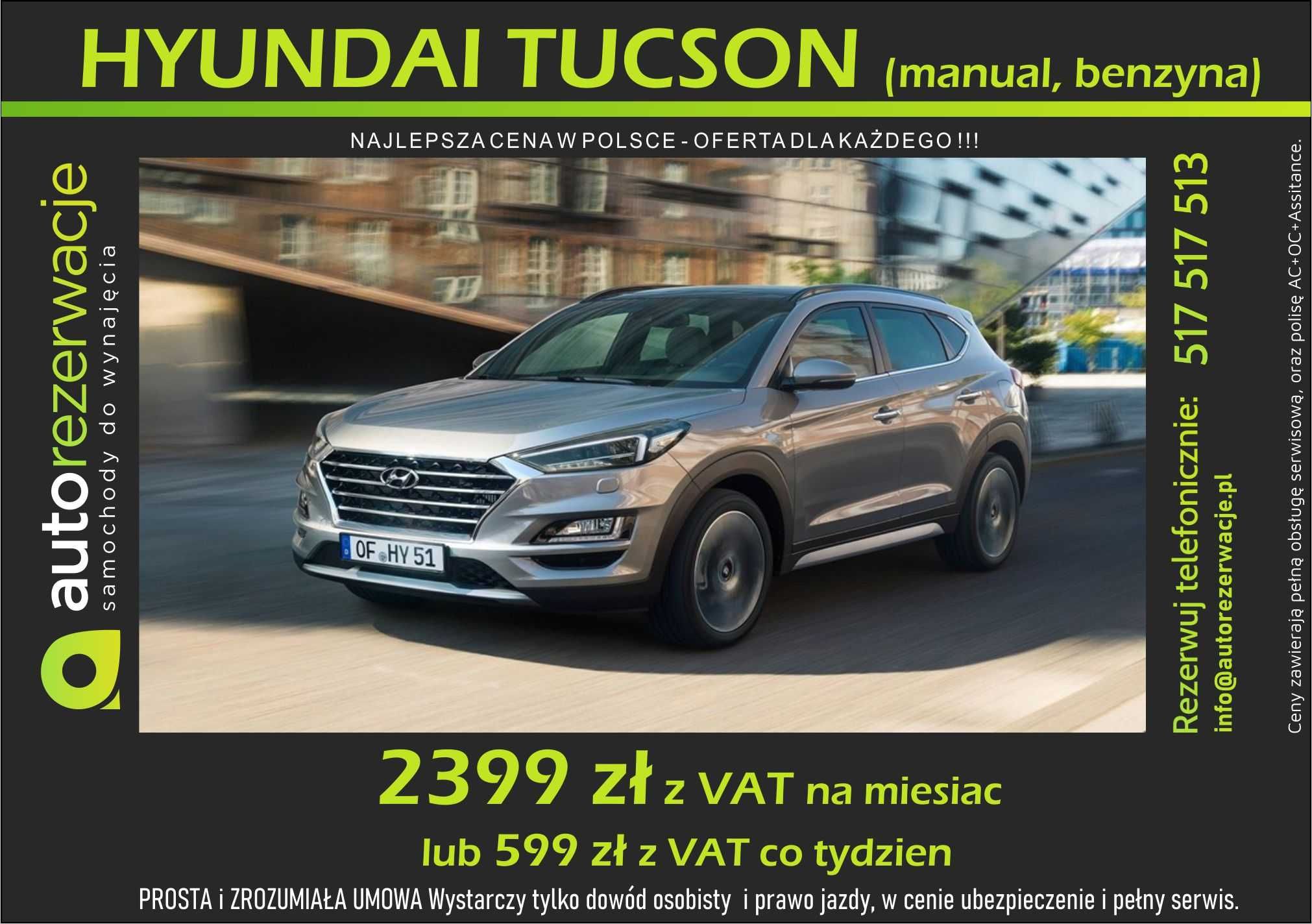 Wynajem wypożyczenie auta samochodu OPEL CORSA za 53 zł - 1599 zł mc.