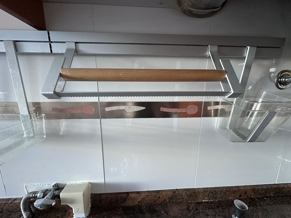 Calha de arrumação IKEA com acessórios – inox