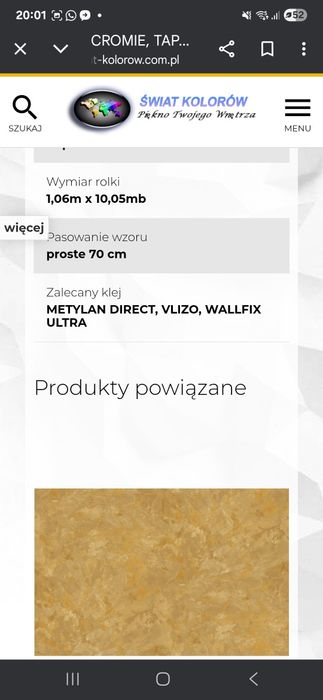 2 rolki tapety Cristiana Masi 24 carate - 7479 A 1,06 m szerokie