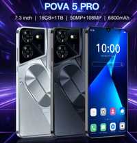 Игровой телефон Pova 5 Pro 7,3 дюймов 16 ГБ + 1 ТБ (01)