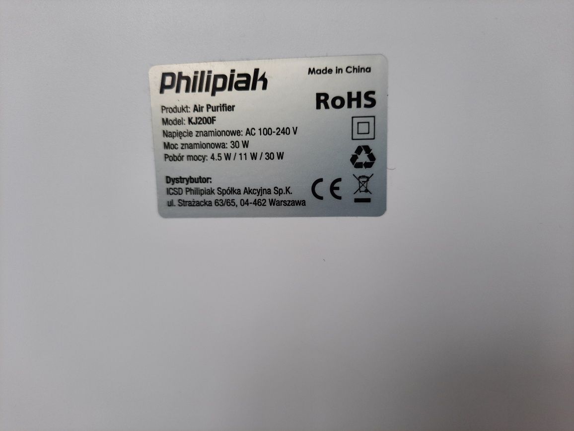 Oczyszczacz powietrza Philipiak KJ200F