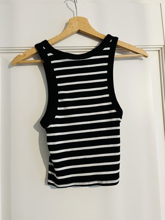 Letni crop top w paski Primark rozmiar M