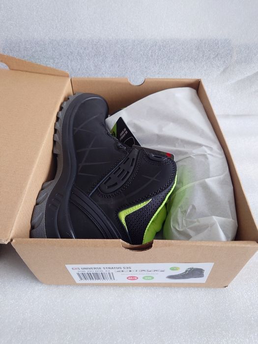 Buty Robocze skórzane r.45 CXS Wysokie Lekkie ochronne Trzewiki BHP S3