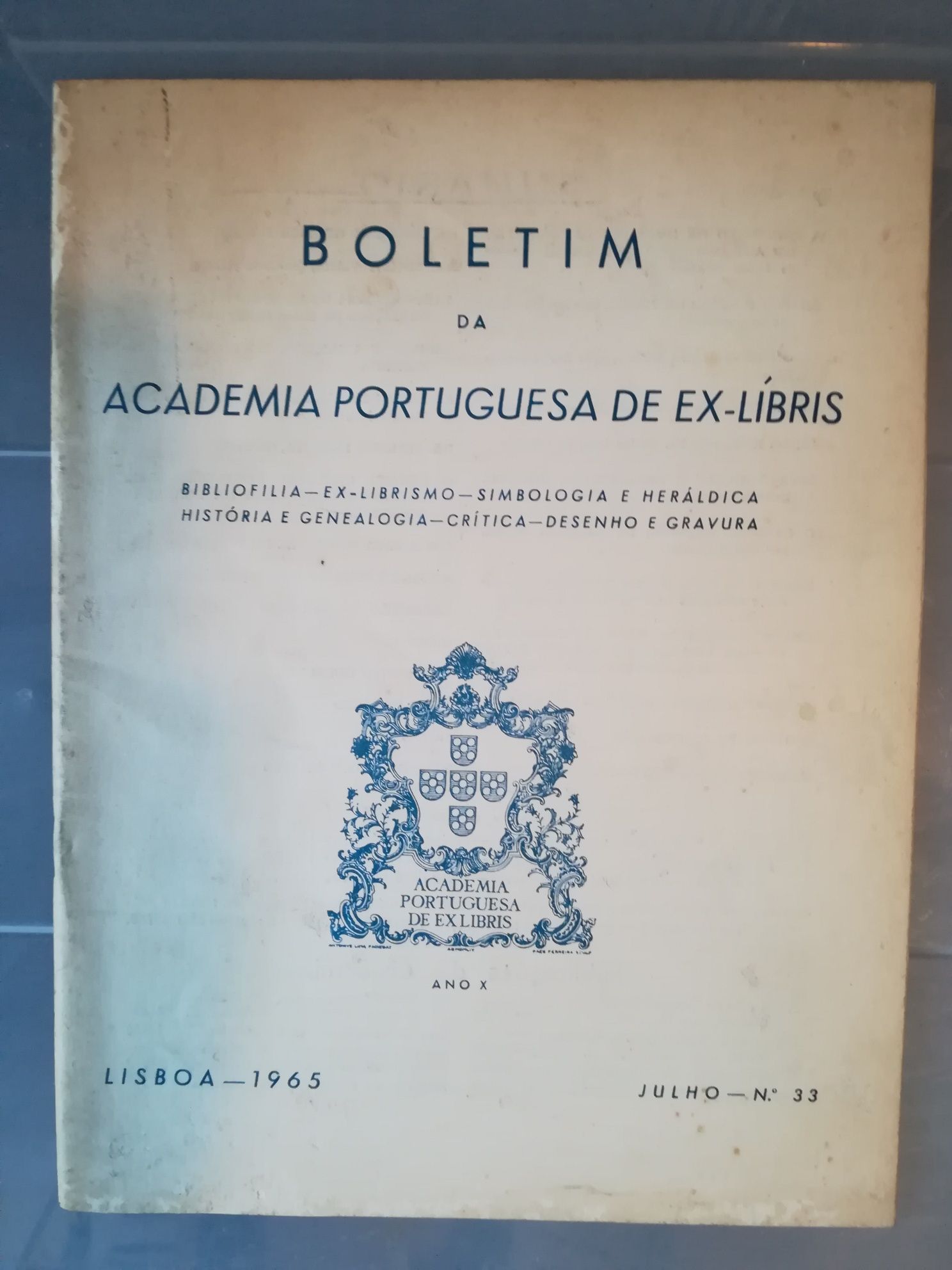Boletim Academia Portuguesa de Ex-Líbris 1965